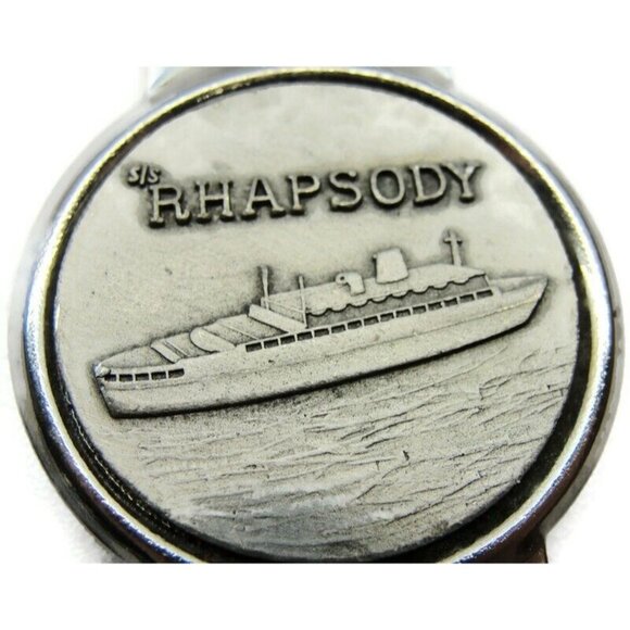 Rhapsody Cruise Ship Money Clip Stainless Steel Tag Master USA - Picture 4 of 4